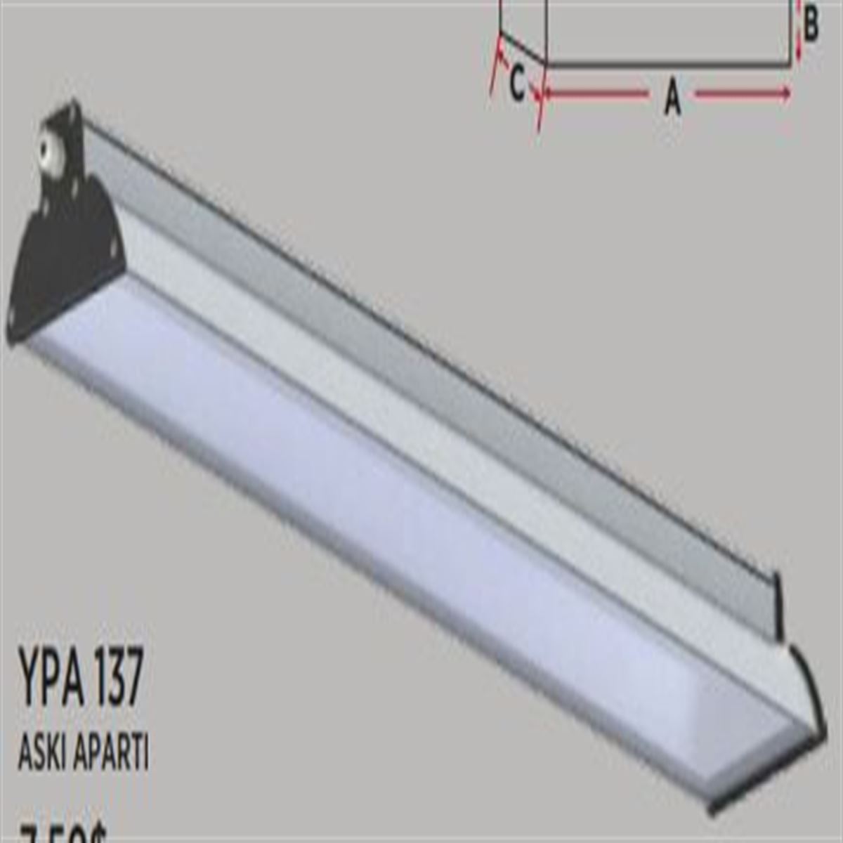 120 CM 110 W YÜKSEK TAVAN ARMATÜRÜ 1